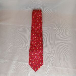 Beaufort Tie Rack Silk Neck Tie Mens Made In Italy Windmill Tulips Clogs